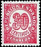 Spain 1938 Numbers 30 CTS Red Edifil 750. España 750. Uploaded by susofe
